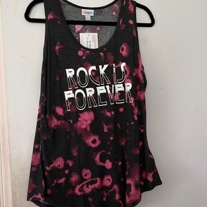 LuLaRoe Rock and Roll tank top Large